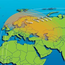 Intelsat 704 Ku-band Spot Beam 1